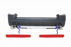 Ανακλαστήρες Πίσω Προφυλακτήρα Κατάλληλοι Για Range Rover Sport L320 Facelift (2010-2013) Land Rover Discovery 3 & 4