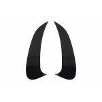 Πτερύγια Πίσω Προφυλακτήρα Κατάλληλα Για Mercedes C Class W206 Sport Line (2021-up) Piano Black