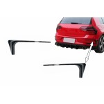 Διαχωριστικά Πίσω προφυλακτήρα, πτερύγια, Διακοσμητικά Φώτων Ομίχλης Κατάλληλα Για Vw Golf 7.5 (2017-2019)