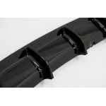 Διαχύτης Αέρα Πίσω Προφυλακτήρα Κατάλληλος Για Bmw Σειρά 3 F30 F31 (2011-και μετά) M-Sport Design Αριστερή Διπλή Έξοδος Πιάνου Μαύρο