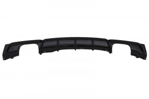 Διαχύτης Πίσω Αεροτομής Προφυλακτήρα Διπλής Εξόδου Κατάλληλος Για Bmw Σειρά 3 F30 F31 (2011-2019) Limo Touring M Design Brilliant Black Edition