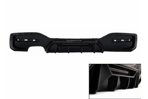 Διαχύτης Πίσω προφυλακτήρα, αεροτομή, Αριστερή Διπλή έξοδος, Κατάλληλος Για Bmw Σειρά 1 F20 F21 Lci (2015-2019) Piano Black Competition Design