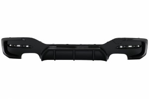 Διαχύτης Πίσω Προφυλακτήρα Με Διπλή Έξοδο Κατάλληλος Για Bmw Σειρά 1 F20 F21 Lci (2015-2019) Piano Black