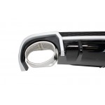 Διαχύτης Πίσω προφυλακτήρα, Μπουκιές εξάτμισης, Κατάλληλες Για Audi A4 B9 8W (2016-2018) Sedan Avant RS4 Design