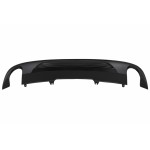 Διαχύτης Πίσω Προφυλακτήρα Κατάλληλος Για Audi A4 B9 8W (2016-2018) Sedan Avant Sport Design Για Standard Edition Black