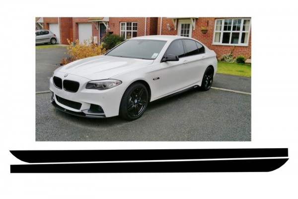 Αυτοκόλλητα Πλαϊνών Αυτοκόλλητων Βινυλίου Ματ Μαύρο Κατάλληλο Για Bmw Σειρά 5 F10 F11 (2011-Επειτα) M-Performance Design Αυτοκόλλητα Πλαϊνών Αυτοκόλλητων Βινυλίου Ματ Μαύρο Κατάλληλο Για Bmw Σειρά 5 F10 F11 (2011-Επειτα) M-Performance Design