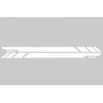 Αυτοκόλλητο Πλαϊνών Αυτοκόλλητων Βινυλίου Λευκό Κατάλληλο Για Vw Golf 5 6 7 V Vi Vii (2003-και μετά)