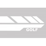 Αυτοκόλλητο Πλαϊνών Αυτοκόλλητων Βινυλίου Λευκό Κατάλληλο Για Vw Golf 5 6 7 V Vi Vii (2003-και μετά)