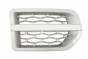Πλαϊνός Αεραγωγός Κατάλληλος Για Land Range Rover Discovery Iii (2006-2009) Hawke Autobiography Design Silver
