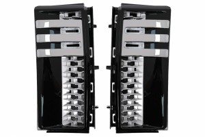 Μάσκες Πλευρικών Αεραγωγών Κατάλληλες Για Land Range Rover Vogue Iii L322 (2002-2012) Autobiography Black Silver Edition New Design