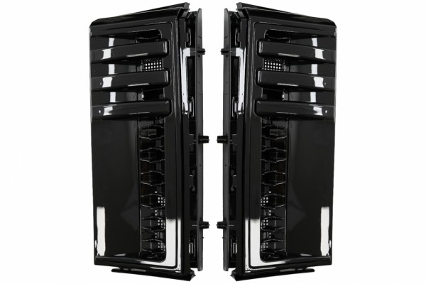 Πλευρικοί Αεραγωγοί Κατάλληλοι Για Land Range Rover Vogue Iii L322 (2002-2012) Μάσκες Autobiography Design Piano Black