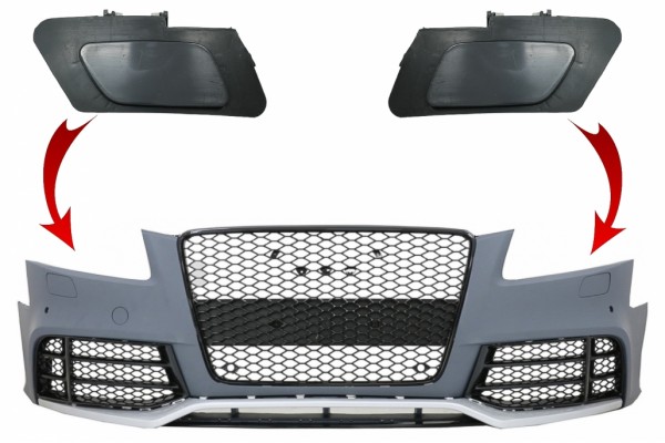 Καλύμματα Μπροστινού Προφυλακτήρα Sra Κατάλληλα Για Audi A5 8T (2008-2016) RS5 Design