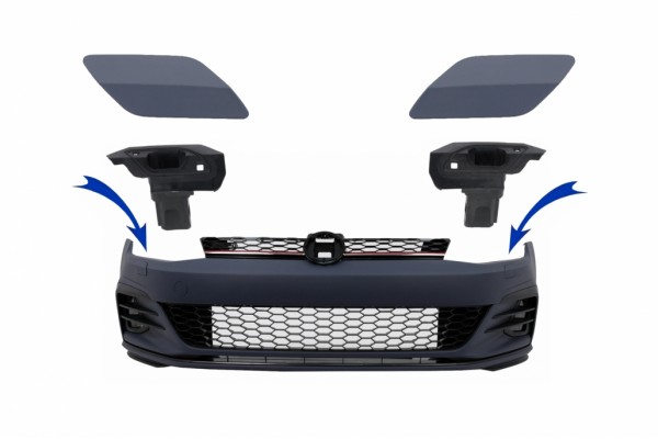 Καλύμματα Sra Κατάλληλα Για Vw Golf 7.5 (2017-2020) Μόνο Για Μπροστινό Προφυλακτήρα Gti Design Καλύμματα Sra Κατάλληλα Για Vw Golf 7.5 (2017-2020) Μόνο Για Μπροστινό Προφυλακτήρα Gti Design