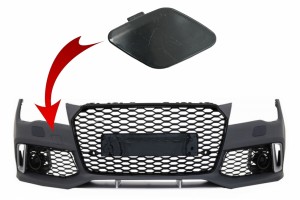 Κάλυμμα Γάντζου Ρυμούλκησης Μπροστινού Προφυλακτήρα Κατάλληλο Για Audi A7 4G (2010-2018) RS7 Design