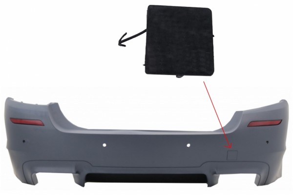 Κάλυμμα Γάντζου Ρυμούλκησης Πίσω Προφυλακτήρα Κατάλληλο Για Bmw Σειρά 5 F10 F11 (2011-2017) M5 Design