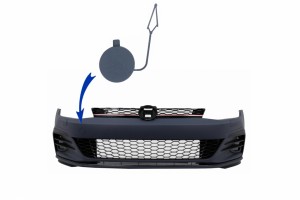 Κάλυμμα Γάντζου Ρυμούλκησης Κατάλληλο Για Vw Golf 7.5 (2017-2020) Μόνο Για Μπροστινό Προφυλακτήρα Gti Design