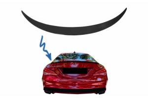 Αεροτομή Καπό Πορτμπαγκάζ Κατάλληλη Για Mercedes Cla C117 W117 (2013-2018) Γυαλιστερό Μαύρο