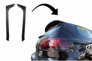 Αεροτομή Πορτμπαγκάζ Πίσω Παραθύρου Κατάλληλη Για Vw Golf 6 Gti / R MK6 (2008-2012) Piano Black