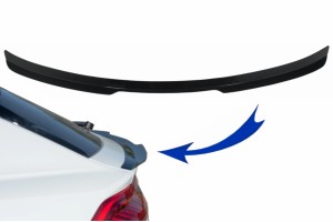 Αεροτομή Πορτμπαγκάζ Κατάλληλη Για Audi Q8 Suv (2018-και μετά) Sport Design Piano Black