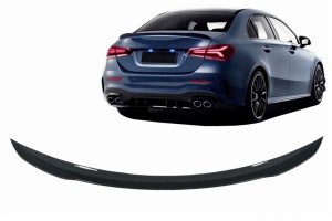 Αεροτομή Πορτμπαγκάζ Κατάλληλη Για Mercedes A-Class Sedan V177 (2018-και μετά) A45 Design Piano Black