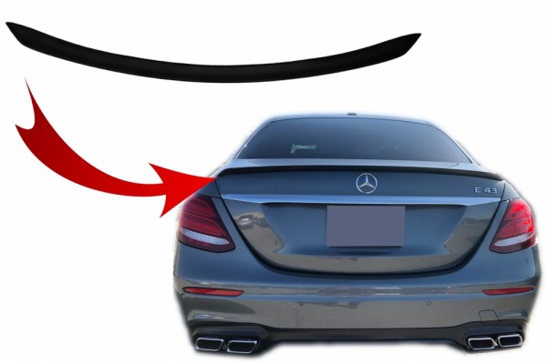 Αεροτομή Πορτμπαγκάζ Κατάλληλη Για Mercedes E-Class W213 (2016-και μετά) Ματ Μαύρο