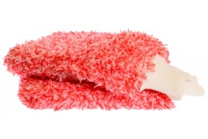 Md Chems Γαντι Chenille ΚΟΚΚΙΝΟ-ΛΕΥΚΟ Αξεσουαρ > Γαντια ΠΛΥΣΙΜΑΤΟΣ-ΣΠΟΓΓΟΙ