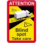 Auto Gs Αυτοκόλλητο Σήμα Τυφλό Σημείο 12x17.5cm