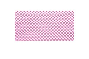 Σιτα Ποδιας Ρομβος 122x22cm Ροζ