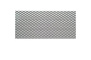 Σιτα Ποδιας Ρομβος 122x22cm Μαυρο