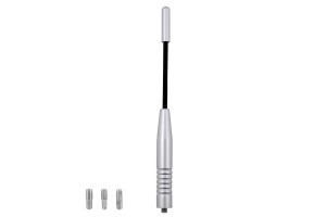 Κεραια Αλουμινιου Ασημι