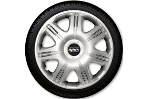 Σετ Τάσια Αυτοκινήτου Opus Argo 4τμχ 14" Ασημί 13614