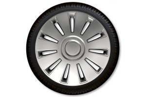 Σετ Τάσια Αυτοκινήτου Argo Mythos 4τμχ 13" Ασημί 13655