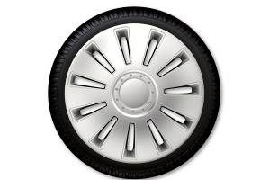 Σετ Τάσια Αυτοκινήτου Gorecki Argo Silverstone 4τμχ 13" Ασημί 13884