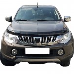 Ανεμοθραύστης / Αντιανεμικό Καπό Για Mitsubishi L200 2015-2019 Μαύρο Χρώμα