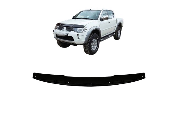 Ανεμοθραύστης / Αντιανεμικό Καπό Για Mitsubishi L200 2006-2014 Μαύρο Χρώμα