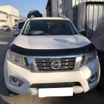 Ανεμοθραύστης / Αντιανεμικό Καπό Για Nissan Navara 2015-2020 Μαύρο Χρώμα