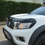 Ανεμοθραύστης / Αντιανεμικό Καπό Για Nissan Navara 2015-2020 Μαύρο Χρώμα