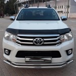 Ανεμοθραύστης / Αντιανεμικό Καπό Για Toyota Hilux 2015+ Μαύρο Χρώμα