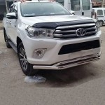 Ανεμοθραύστης / Αντιανεμικό Καπό Για Toyota Hilux 2015+ Μαύρο Χρώμα