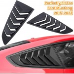 Καπάκια Πισινών Παραθύρων Για Ford Mustang MK6 2015+ Μαύρα 2 Τεμάχια