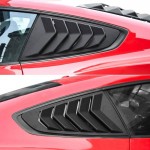 Καπάκια Πισινών Παραθύρων Για Ford Mustang MK6 2015+ Μαύρα 2 Τεμάχια