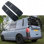 Καπάκια Πισινών Παραθύρων Για Vw Transporter T5 2010-2015 / T6 2015-2019 Μαύρα 2 Τεμάχια