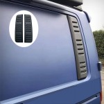 Καπάκια Πισινών Παραθύρων Για Vw Transporter T5 2010-2015 / T6 2015-2019 Μαύρα 2 Τεμάχια