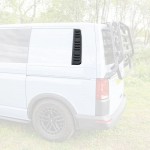 Καπάκια Πισινών Παραθύρων Για Vw Transporter T5 2010-2015 / T6 2015-2019 Μαύρα 2 Τεμάχια