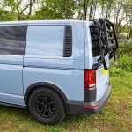 Καπάκια Πισινών Παραθύρων Για Vw Transporter T5 2010-2015 / T6 2015-2019 Μαύρα 2 Τεμάχια