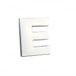 Αυτοκόλλητο Γράμμα Χρωμίου 3D "E" 2.7x2.5cm 1Τμχ