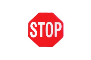 Αυτοκόλλητο Σήμα "Stop" Σμάλτο 9x8.8cm 1Τμχ