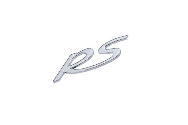 Αυτοκόλλητο Σήμα Χρωμίου 3D "RS" 11x4.5cm 1Τμχ