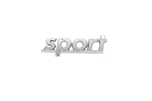Αυτοκόλλητο Σήμα Χρωμίου 3D "SPORT" 11x2.5cm 1Τμχ
