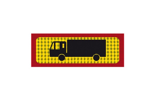 Πινακίδα Λαμαρίνα Φορτηγό Διαξονικό 48x20cm 1Τμχ